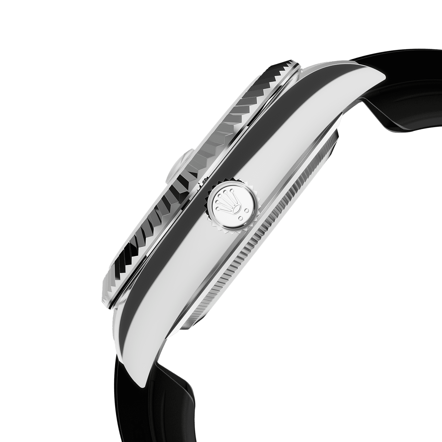 Rolex White Gold Sky-Dweller - 42mm - Bright black