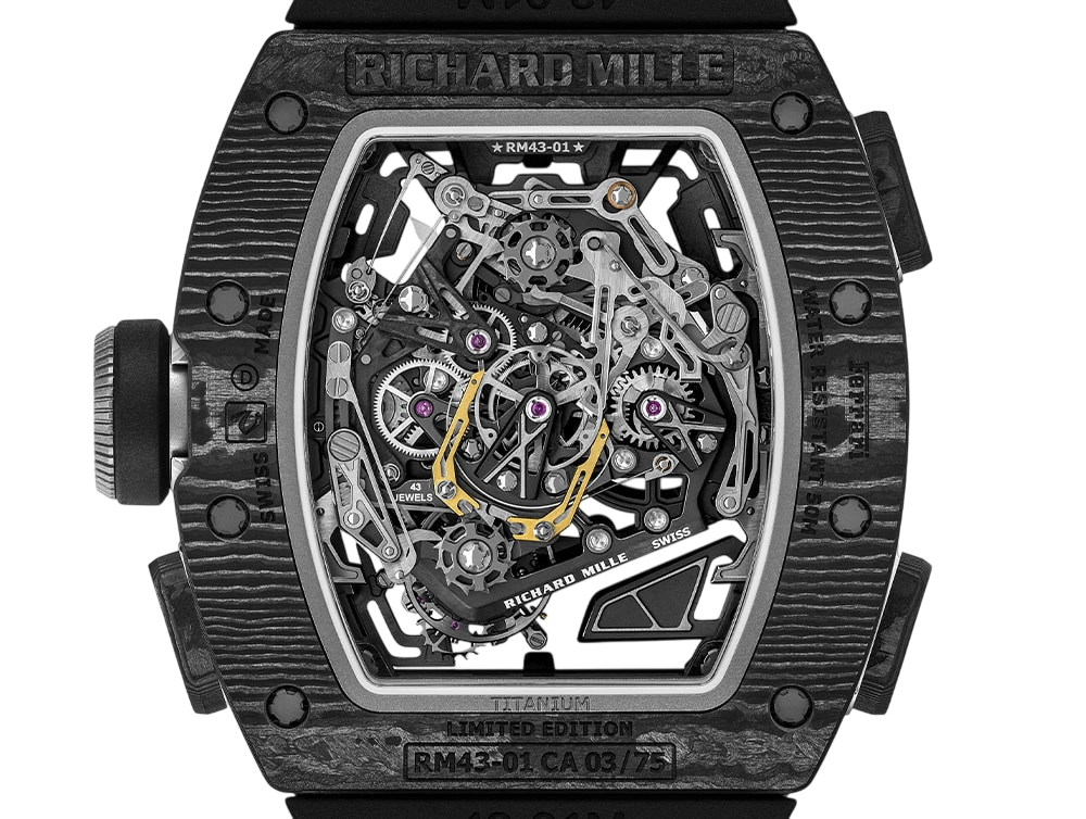 Richard Mille - RM 43-01 - Manual Winding Tourbillon Split-Seconds Chronograph Ferrari