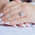 Rhodium Plated 925 Sterling Silver Evil Eye CZ Ring - BGR01335