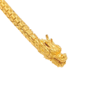 5MM Solid Dragon Biting Tail Scale Bracelet — detail 2