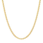 3MM Solid Diamond-Cut Mariner Chain