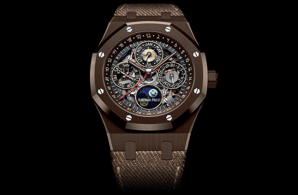 Audemars Piguet - 41 mm - Brown ceramic