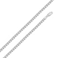 925 Sterling Silver Flat Rope / S Chain 4.2mm - CH752