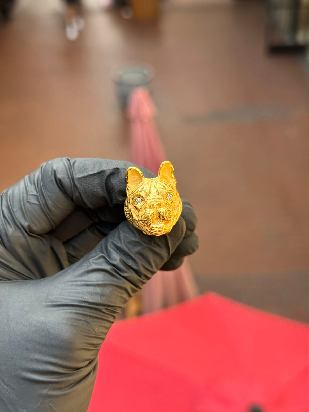 Frenchy Ring in solid 10K-24K gold