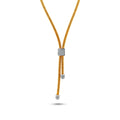 Silver 925 Rose Gold and Rhodium Plated Italian Necklace - ITN00106RGP