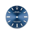 Rolex Stainless Steel Oyster Perpetual - 34mm - Bright blue