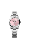 Rolex Stainless Steel Oyster Perpetual - 34mm - Pink