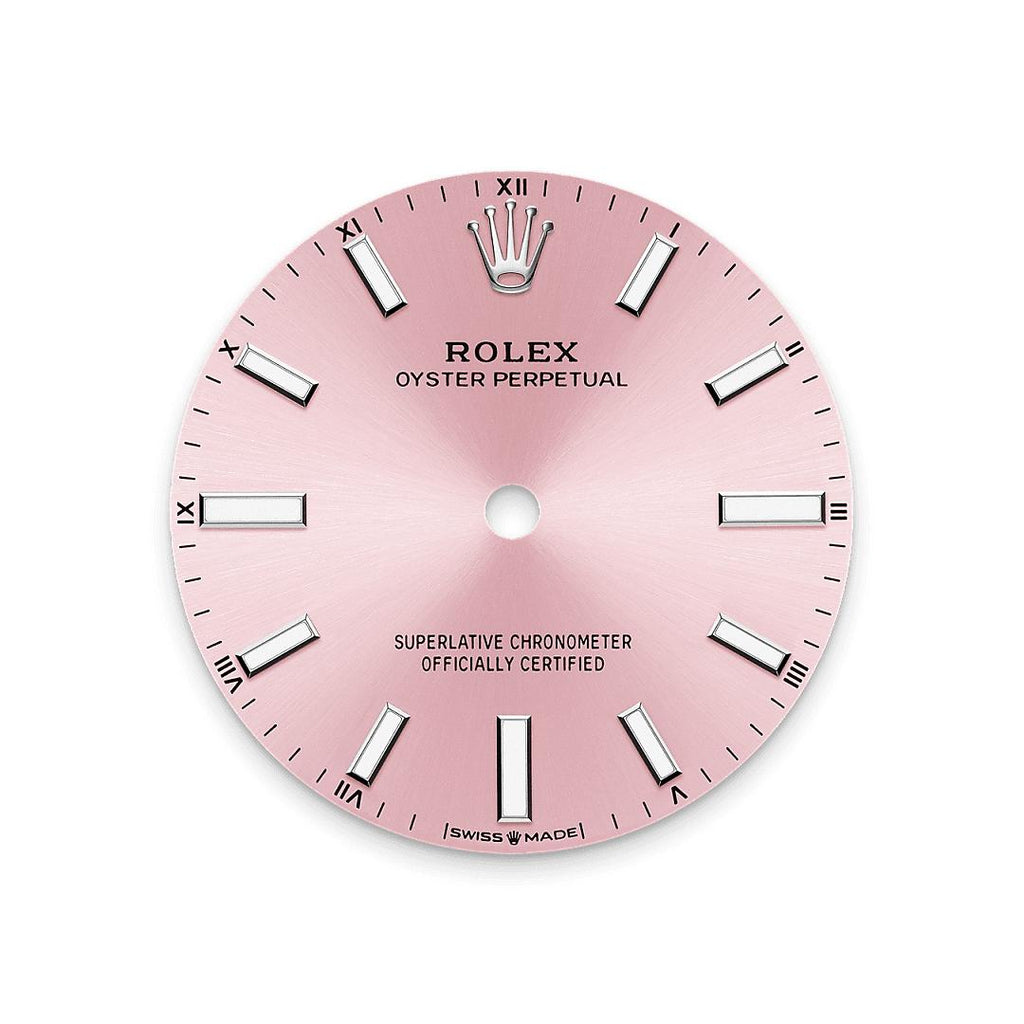 Rolex Stainless Steel Oyster Perpetual - 34mm - Pink