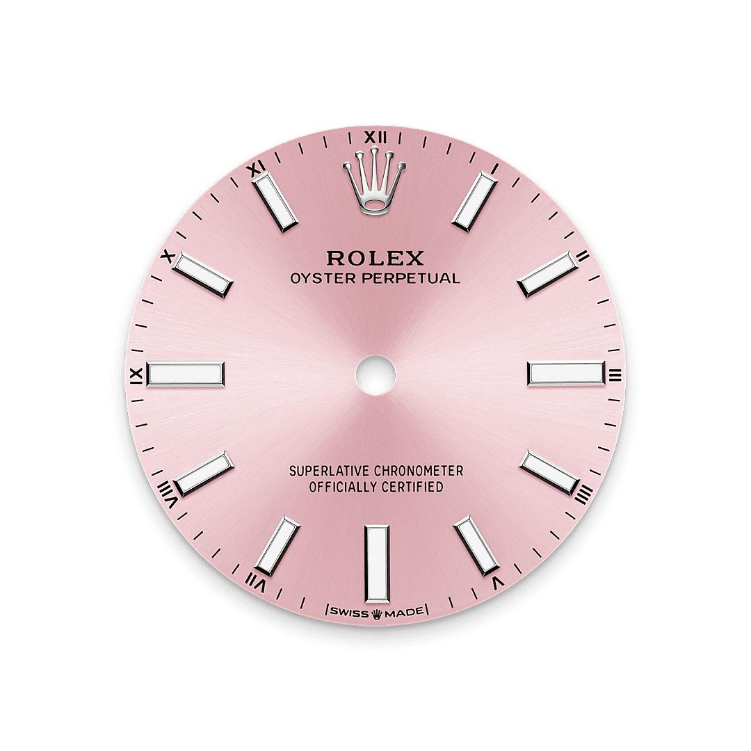 Rolex Stainless Steel Oyster Perpetual - 34mm - Pink