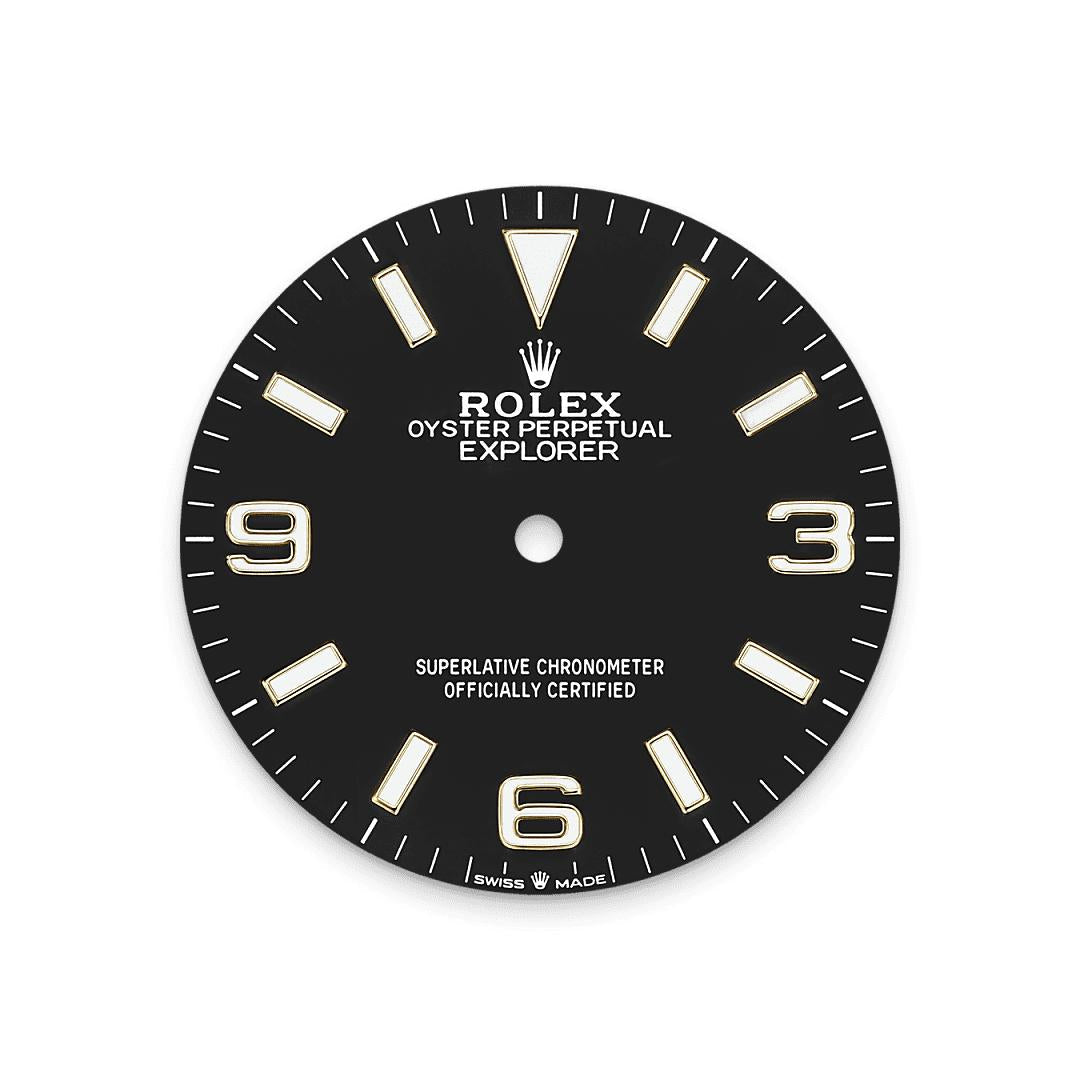 Rolex Two-Tone (YG/SS) Explorer - 36mm - Black