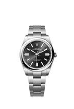 Rolex Stainless Steel Oyster Perpetual - 41mm - Bright black