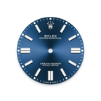 Rolex Stainless Steel Oyster Perpetual - 41mm - Bright blue
