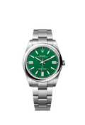 Rolex Stainless Steel Oyster Perpetual - 41mm - Green