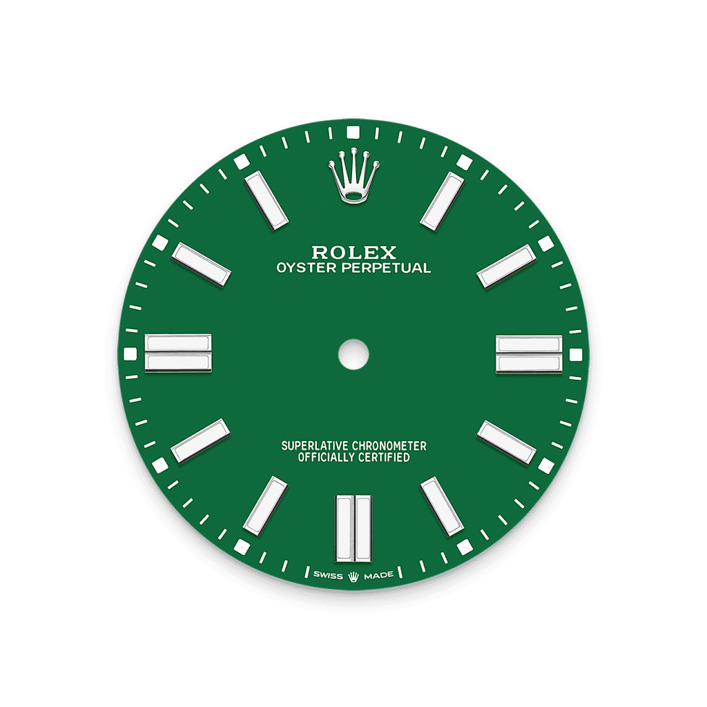 Rolex Stainless Steel Oyster Perpetual - 41mm - Green