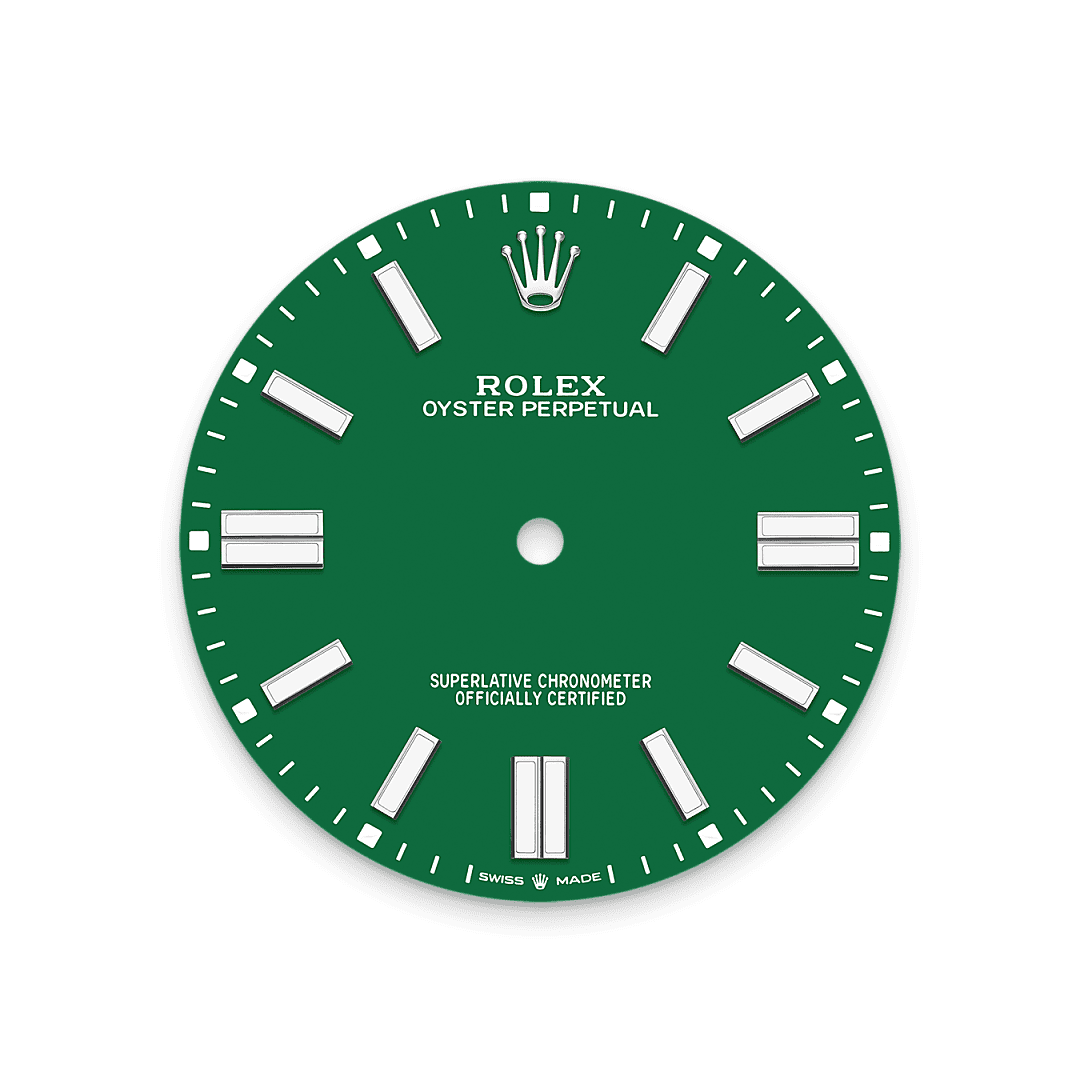 Rolex Stainless Steel Oyster Perpetual - 41mm - Green