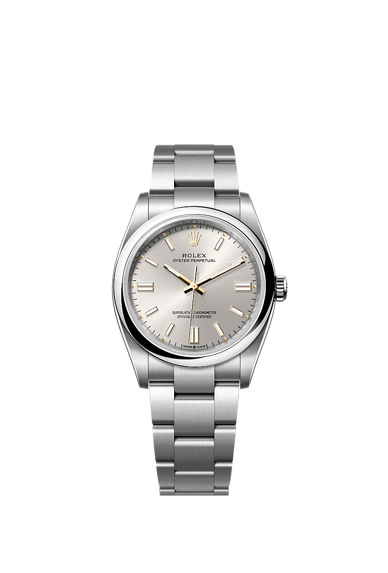Rolex Stainless Steel Oyster Perpetual - 36mm - Silver