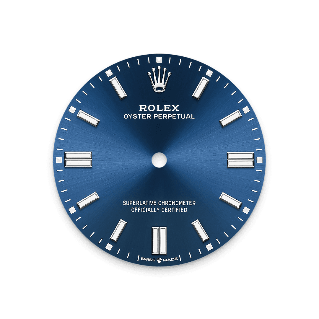 Rolex Stainless Steel Oyster Perpetual - 36mm - Bright blue