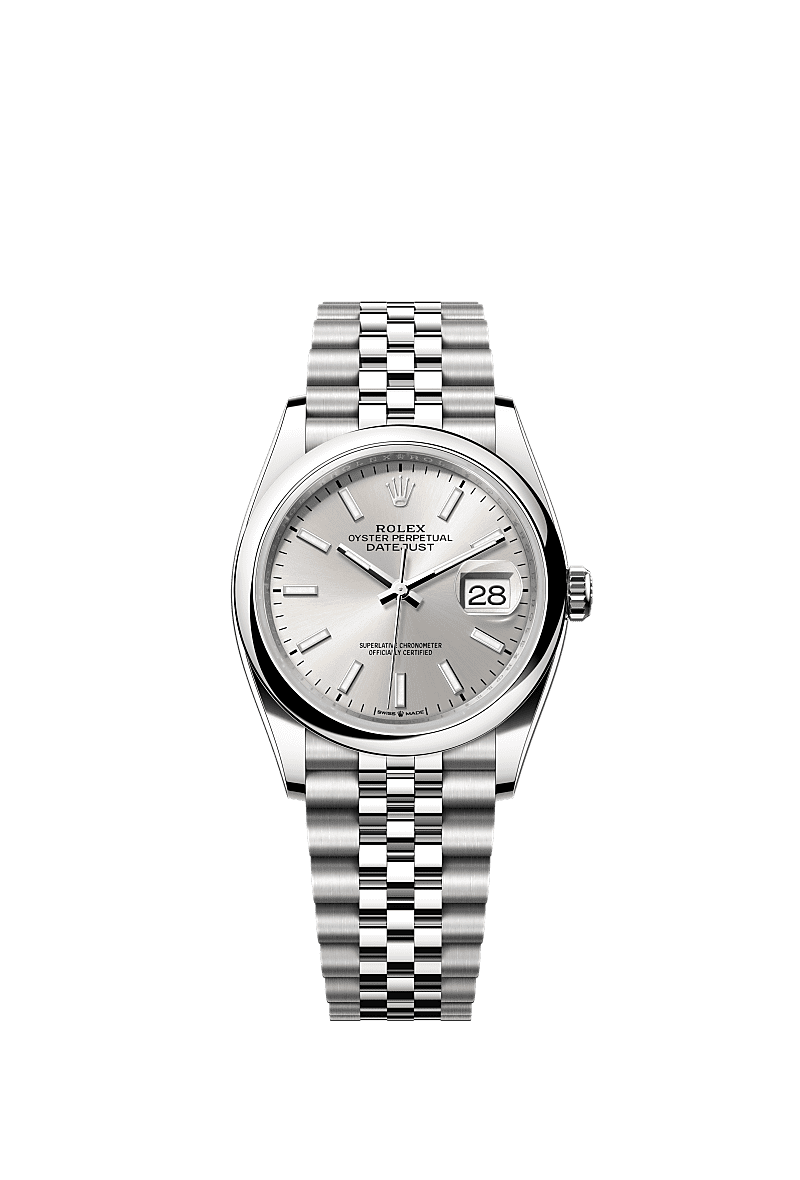 Rolex Stainless Steel Datejust - 36mm - Silver - Jubilee