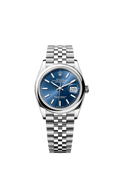 Rolex Stainless Steel Datejust - 36mm - Bright blue - Jubilee