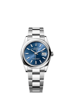 Rolex Stainless Steel Datejust - 36mm - Bright blue - Oyster