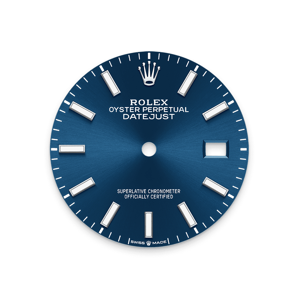 Rolex Stainless Steel Datejust - 36mm - Bright blue - Oyster