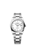 Rolex Stainless Steel Datejust - 36mm - White - Oyster