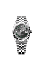 Rolex Stainless Steel Datejust - 36mm - Slate - Jubilee