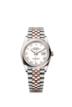 Rolex Two-Tone (RG/SS) Datejust - 36mm - White - Jubilee