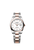 Rolex Two-Tone (RG/SS) Datejust - 36mm - White - Oyster