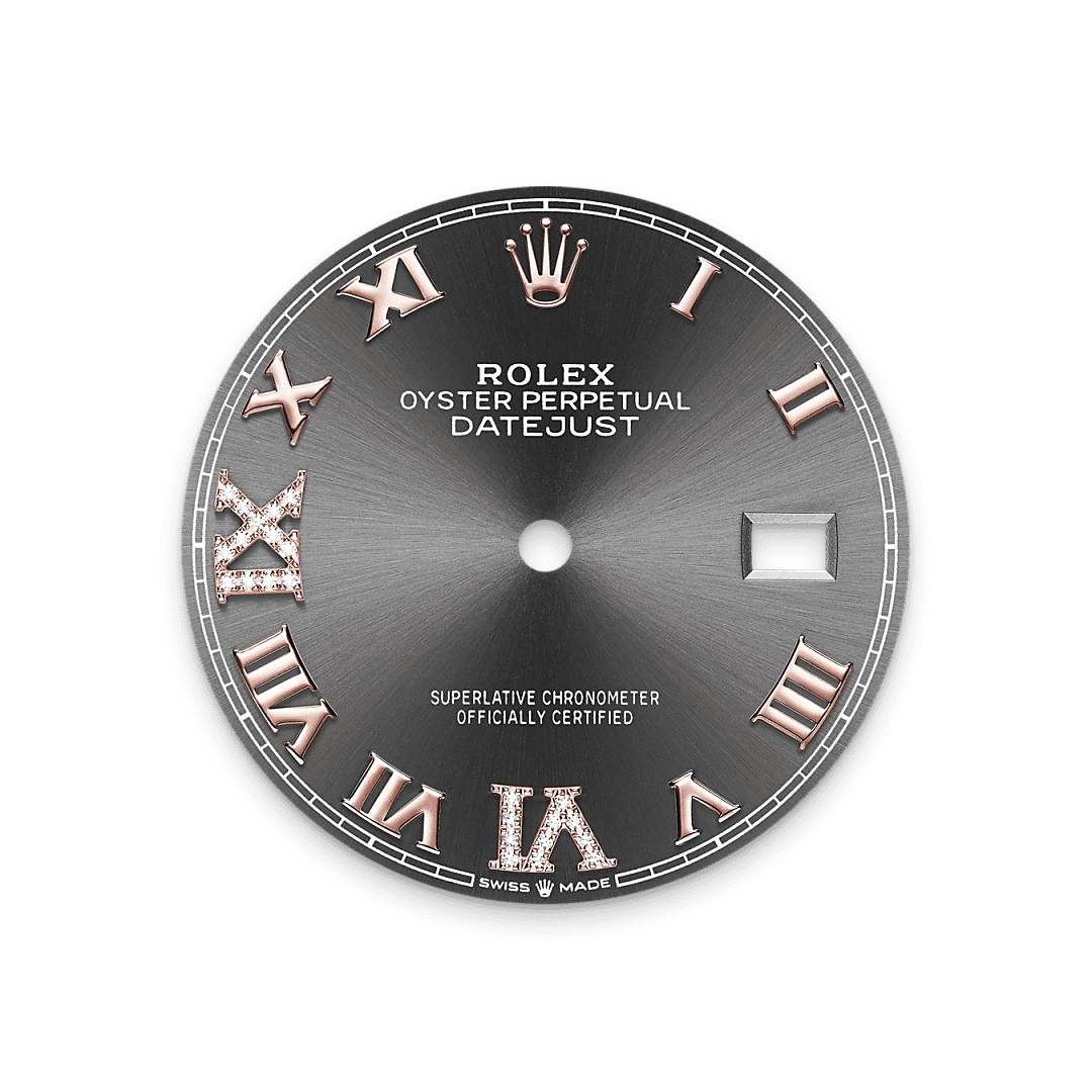 Rolex Two-Tone (RG/SS) Datejust - 36mm - Slate Diamond Dial - Oyster