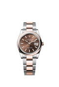 Rolex Two-Tone (RG/SS) Datejust - 36mm - Chocolate - Oyster