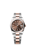Rolex Two-Tone (RG/SS) Datejust - 36mm - Chocolate - Oyster