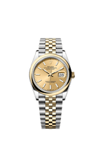 Rolex Two-Tone (YG/SS) Datejust - 36mm - Champagne-colour - Jubilee