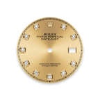 Rolex Two-Tone (YG/SS) Datejust - 36mm - Champagne-colour Diamond Dial - Oyster