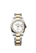 Rolex Two-Tone (YG/SS) Datejust - 36mm - White - Oyster