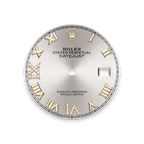 Rolex Two-Tone (YG/SS) Datejust - 36mm - Silver Diamond Dial - Oyster