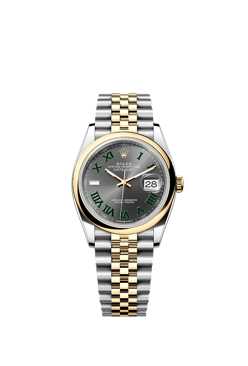 Rolex Two-Tone (YG/SS) Datejust - 36mm - Slate - Jubilee