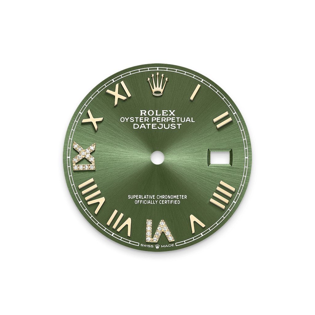Datejust olive green diamond dial