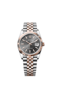 Rolex Two-Tone (RG/SS) Datejust - 36mm - Slate - Jubilee