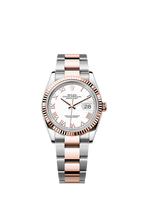 Rolex Two-Tone (RG/SS) Datejust - 36mm - White - Oyster