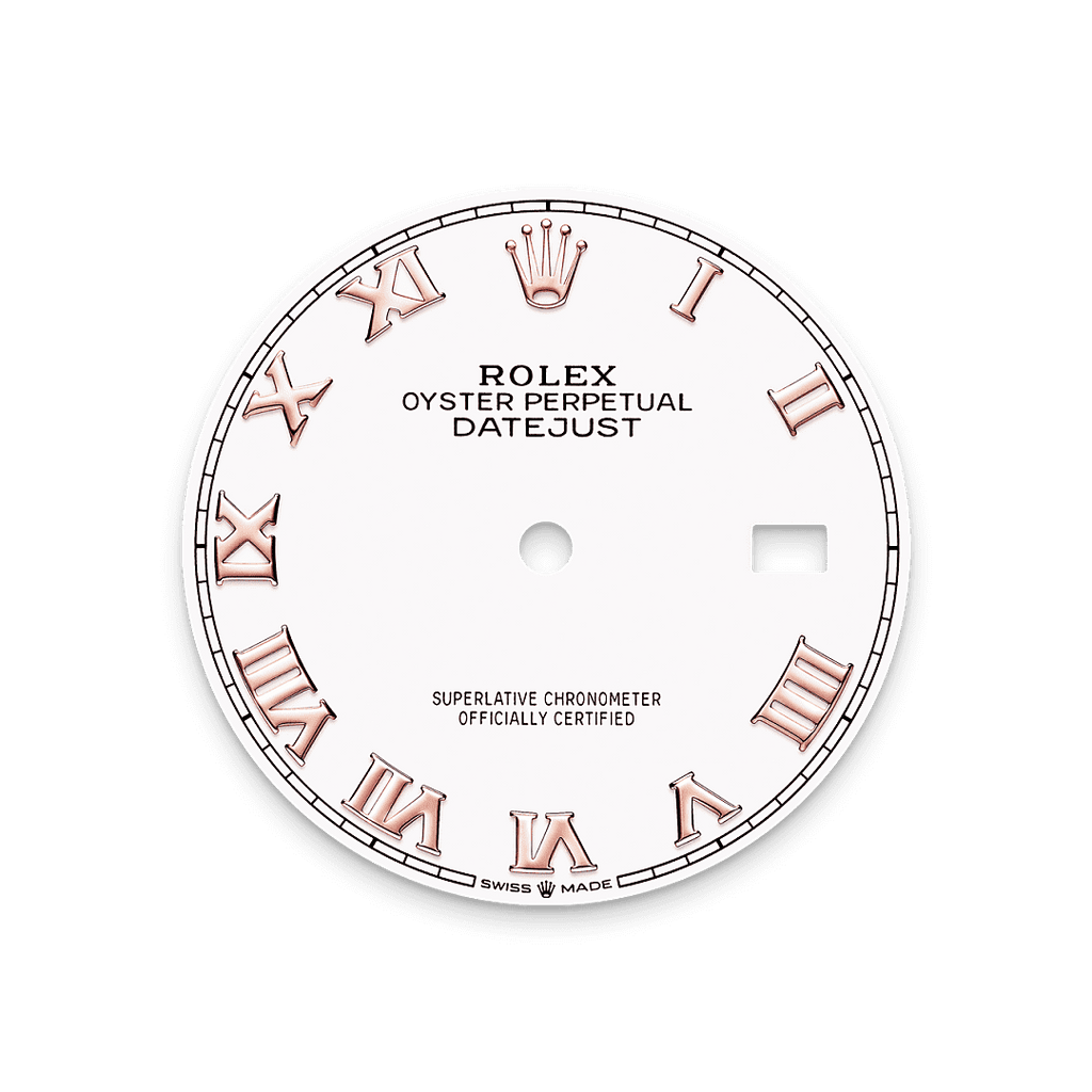 Rolex Two-Tone (RG/SS) Datejust - 36mm - White - Oyster