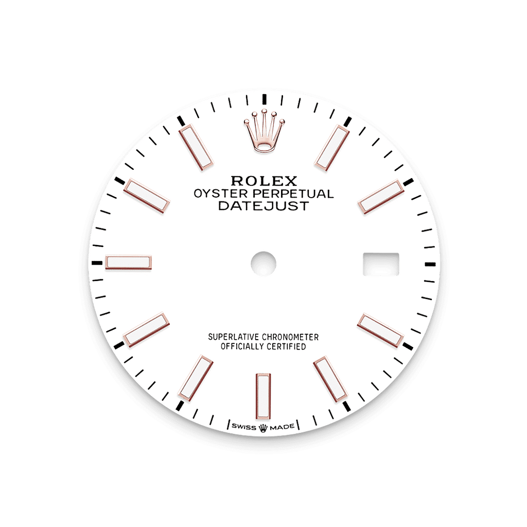 Rolex Two-Tone (RG/SS) Datejust - 36mm - White - Oyster