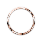 Rolex Two-Tone (RG/SS) Datejust - 36mm - Bright black Diamond Dial - Oyster