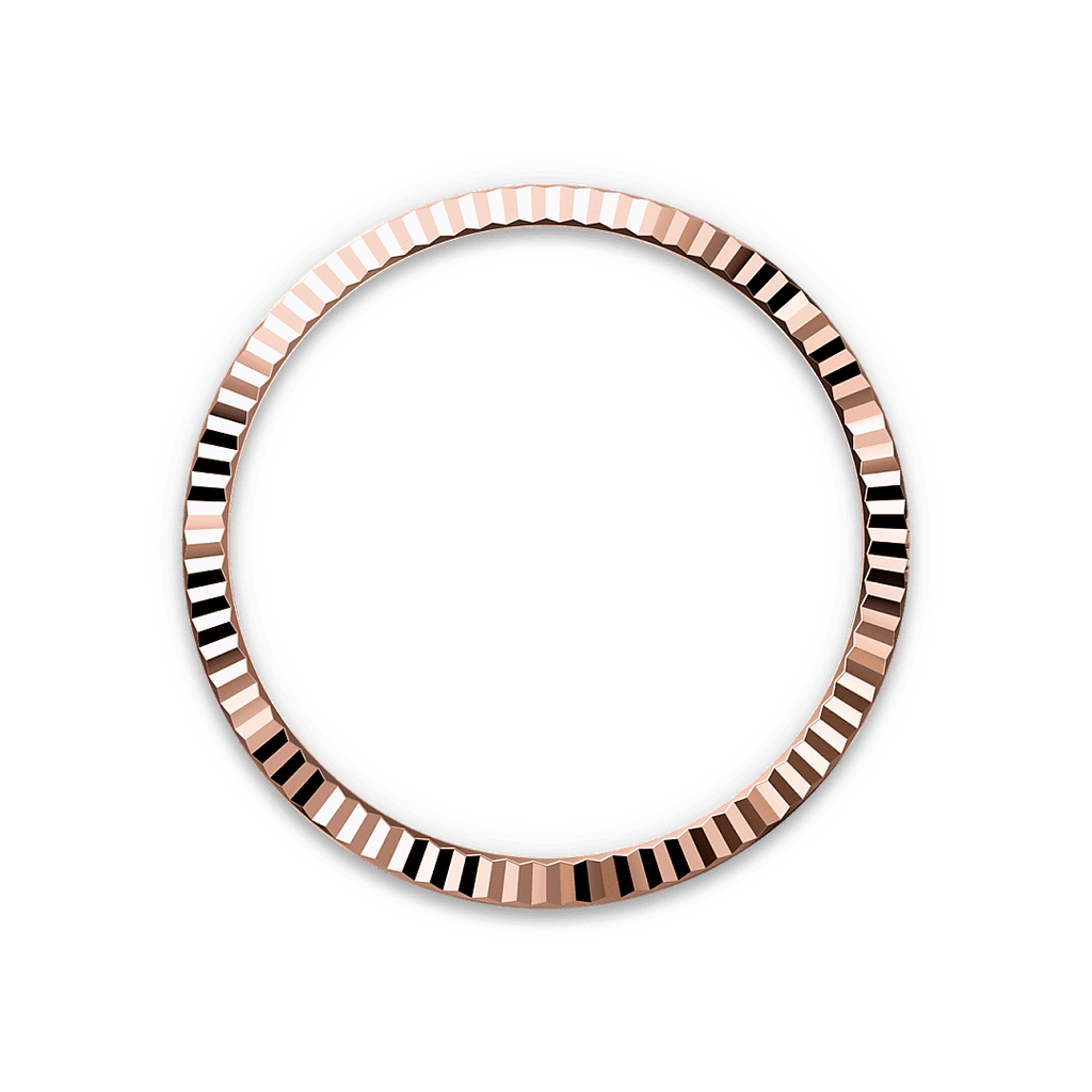 Rolex Two-Tone (RG/SS) Datejust - 36mm - White mother-of-pearl Diamond Dial - Oyster