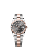 Rolex Two-Tone (RG/SS) Datejust - 36mm - Slate Diamond Dial - Oyster