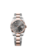 Rolex Two-Tone (RG/SS) Datejust - 36mm - Slate Diamond Dial - Oyster
