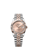 Rolex Two-Tone (RG/SS) Datejust - 36mm - Rosé-colour Diamond Dial - Jubilee