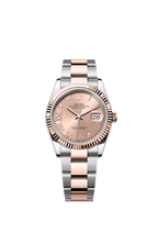 Rolex Two-Tone (RG/SS) Datejust - 36mm - Rosé-colour Diamond Dial - Oyster