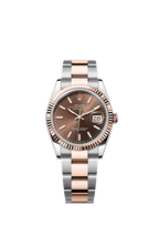 Rolex Two-Tone (RG/SS) Datejust - 36mm - Chocolate - Oyster