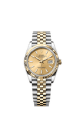 Rolex Two-Tone (YG/SS) Datejust - 36mm - Champagne-colour - Jubilee
